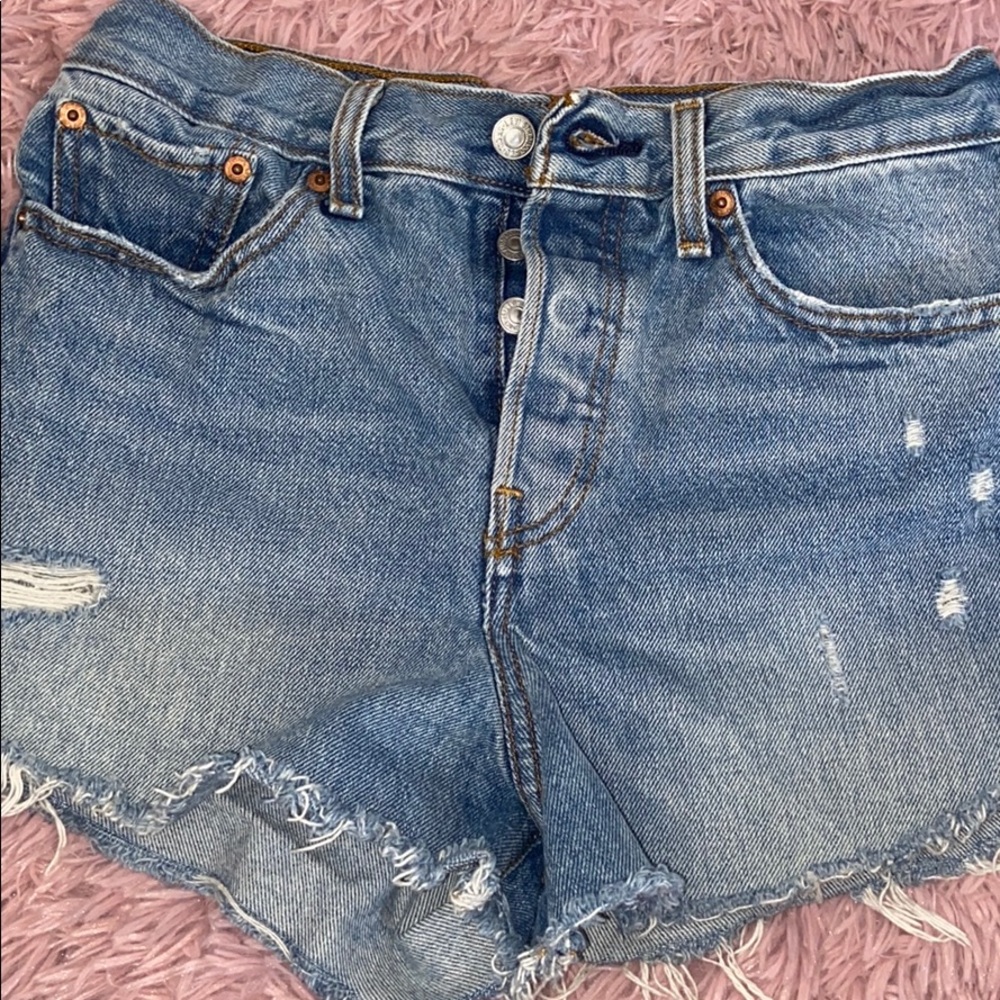 Levi’s high waist shorts